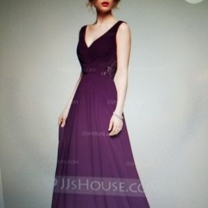 Eggplanet formal gown